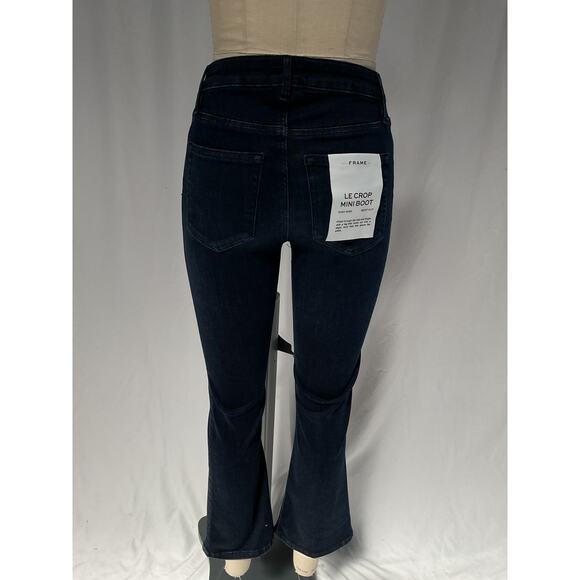 Frame 'Le' Blue Crop Mini Boot Size 24 - NWT - Picture 3 of 5